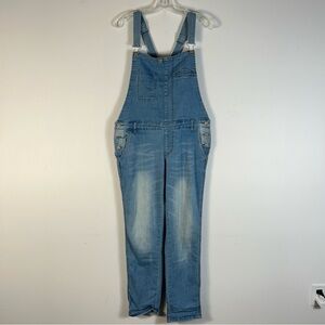 Indigo Rein 🦋 Light Wash Denim Overalls // 90s Y2K Vibe // Size 11 Juniors